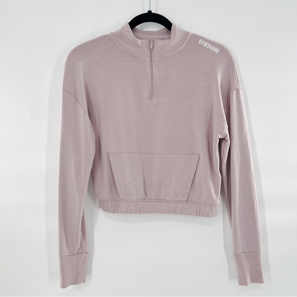 Gymshark cropped Half zip sweatshirt
